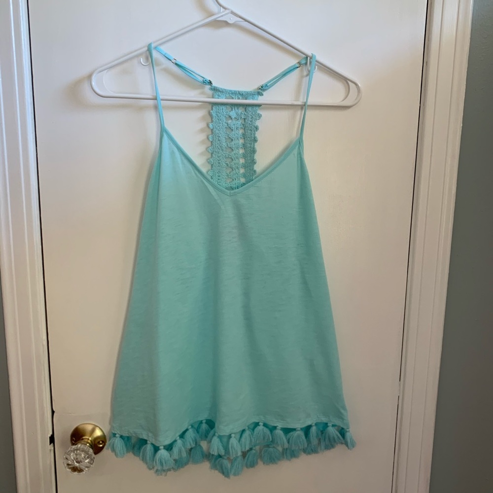 Lilly Pulitzer Nya tassel tank top size XS